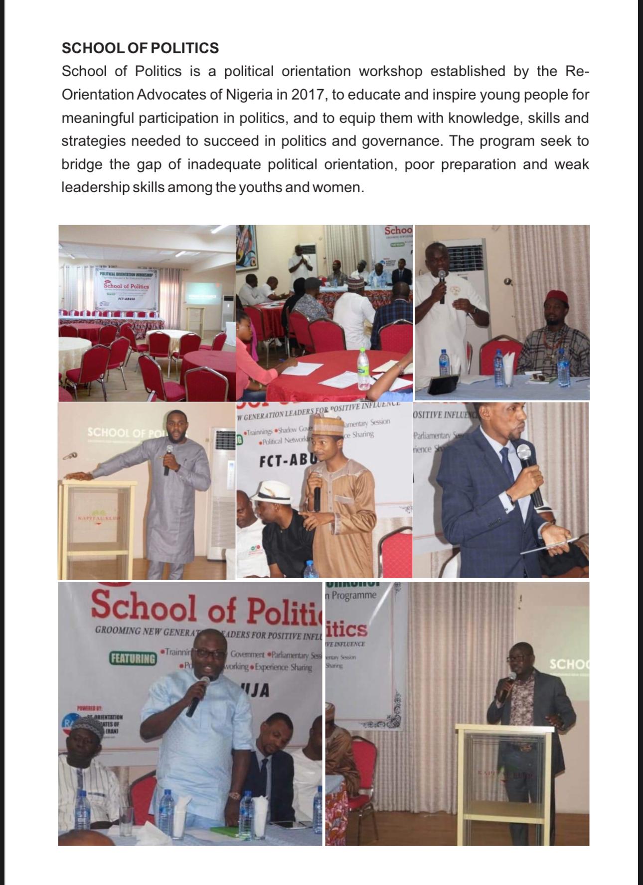 School of Politics — FCT Abuja