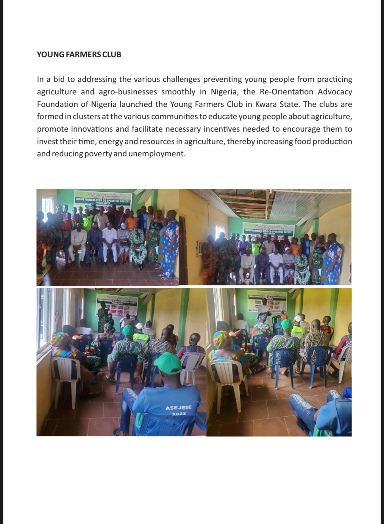 Young Farmers Club — Kwara State